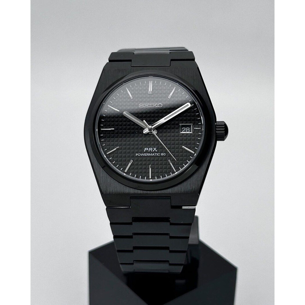 Custom Seiko Mod • Full Black PRX • 40mm